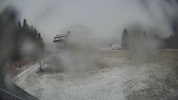 Horní část sjezdovky Skiareálu Ramzová