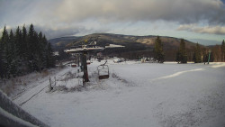 Horní část sjezdovky Skiareálu Ramzová