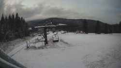 Horní část sjezdovky Skiareálu Ramzová