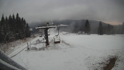 Horní část sjezdovky Skiareálu Ramzová