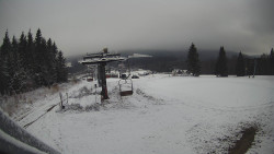 Horní část sjezdovky Skiareálu Ramzová