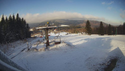 Horní část sjezdovky Skiareálu Ramzová