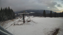 Horní část sjezdovky Skiareálu Ramzová