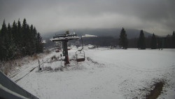 Horní část sjezdovky Skiareálu Ramzová