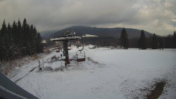 Horní část sjezdovky Skiareálu Ramzová