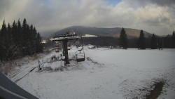 Horní část sjezdovky Skiareálu Ramzová