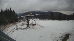 Horní část sjezdovky Skiareálu Ramzová