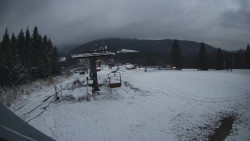 Horní část sjezdovky Skiareálu Ramzová