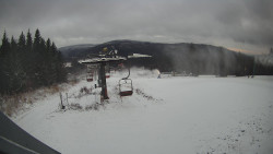 Horní část sjezdovky Skiareálu Ramzová