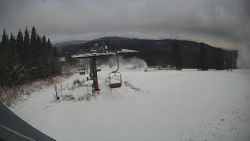 Horní část sjezdovky Skiareálu Ramzová