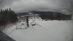 Horní část sjezdovky Skiareálu Ramzová