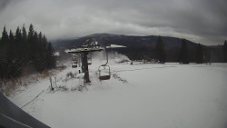 Horní část sjezdovky Skiareálu Ramzová