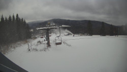 Horní část sjezdovky Skiareálu Ramzová