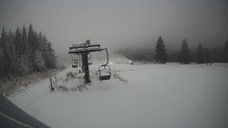 Horní část sjezdovky Skiareálu Ramzová