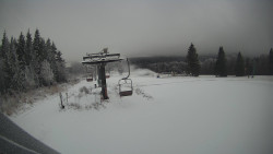 Horní část sjezdovky Skiareálu Ramzová