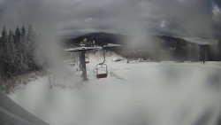 Horní část sjezdovky Skiareálu Ramzová