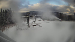 Horní část sjezdovky Skiareálu Ramzová