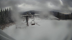 Horní část sjezdovky Skiareálu Ramzová