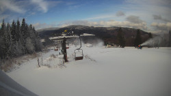 Horní část sjezdovky Skiareálu Ramzová