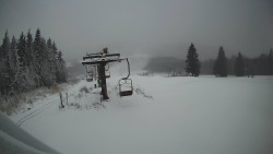 Horní část sjezdovky Skiareálu Ramzová