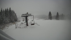 Horní část sjezdovky Skiareálu Ramzová