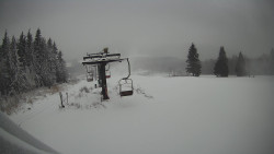 Horní část sjezdovky Skiareálu Ramzová