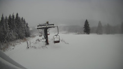 Horní část sjezdovky Skiareálu Ramzová