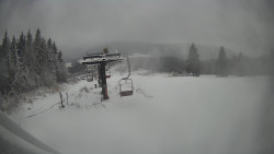 Horní část sjezdovky Skiareálu Ramzová