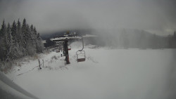 Horní část sjezdovky Skiareálu Ramzová