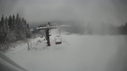 Horní část sjezdovky Skiareálu Ramzová