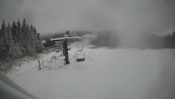 Horní část sjezdovky Skiareálu Ramzová