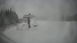 Horní část sjezdovky Skiareálu Ramzová