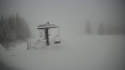 Horní část sjezdovky Skiareálu Ramzová