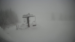 Horní část sjezdovky Skiareálu Ramzová