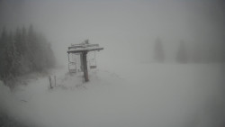 Horní část sjezdovky Skiareálu Ramzová