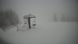 Horní část sjezdovky Skiareálu Ramzová