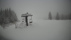 Horní část sjezdovky Skiareálu Ramzová