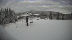 Horní část sjezdovky Skiareálu Ramzová