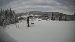 Horní část sjezdovky Skiareálu Ramzová