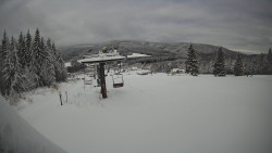 Horní část sjezdovky Skiareálu Ramzová