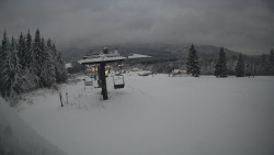 Horní část sjezdovky Skiareálu Ramzová