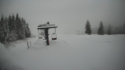 Horní část sjezdovky Skiareálu Ramzová