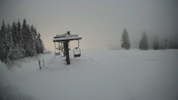 Horní část sjezdovky Skiareálu Ramzová