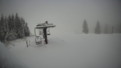 Horní část sjezdovky Skiareálu Ramzová