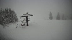 Horní část sjezdovky Skiareálu Ramzová