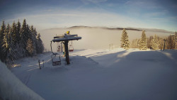 Horní část sjezdovky Skiareálu Ramzová