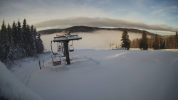 Horní část sjezdovky Skiareálu Ramzová