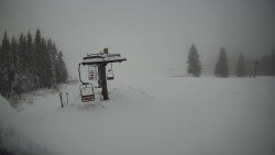 Horní část sjezdovky Skiareálu Ramzová