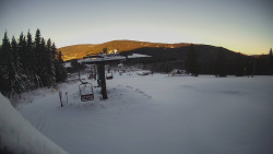 Horní část sjezdovky Skiareálu Ramzová