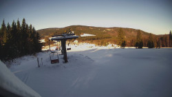 Horní část sjezdovky Skiareálu Ramzová